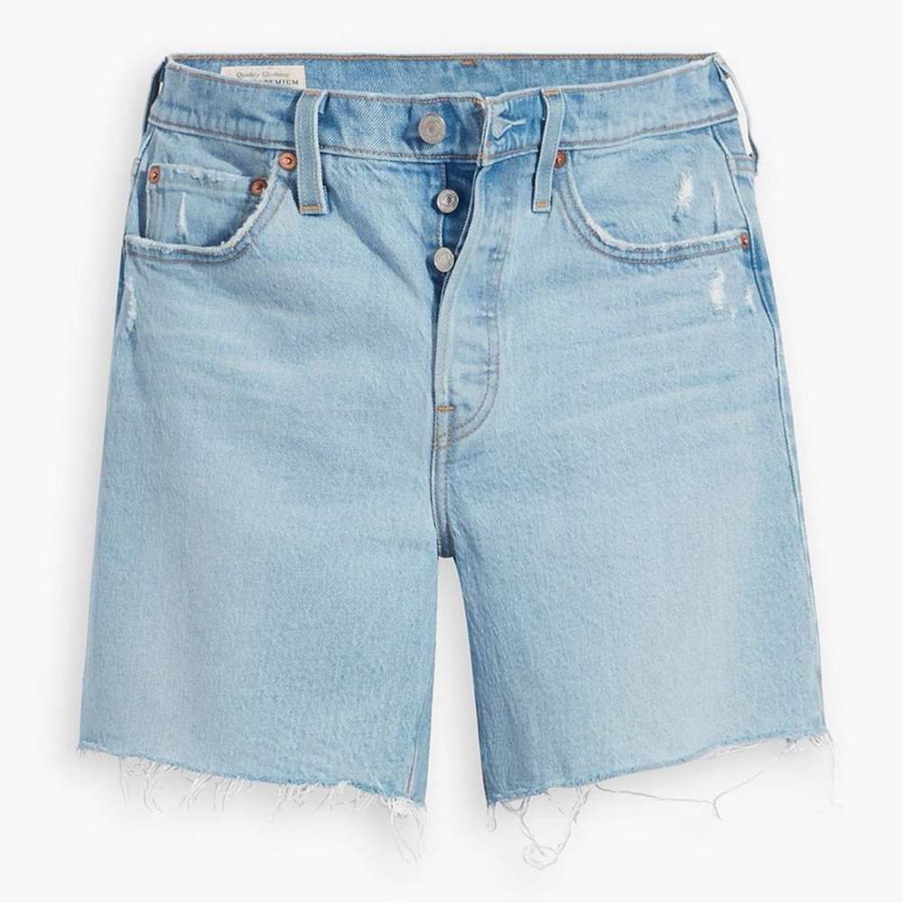 LEVI’S Mid Thigh Women’s Shorts - Light Wash - Size: W25 - BRAND NEW WITHOUT TAG